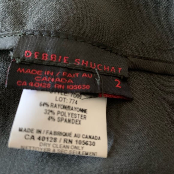 Debbie Shuchat Mini skirt. Dark olive /khaki with pleats. Size 2. - Picture 2 of 2